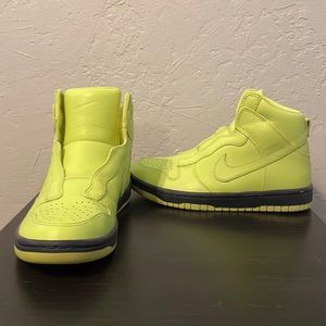 Neon no lace high tops